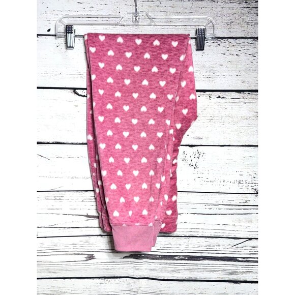 Secret Treasures Pink & White Heart Print Sleepwear Pants NWOT S/CH (4-6) - Picture 3 of 6